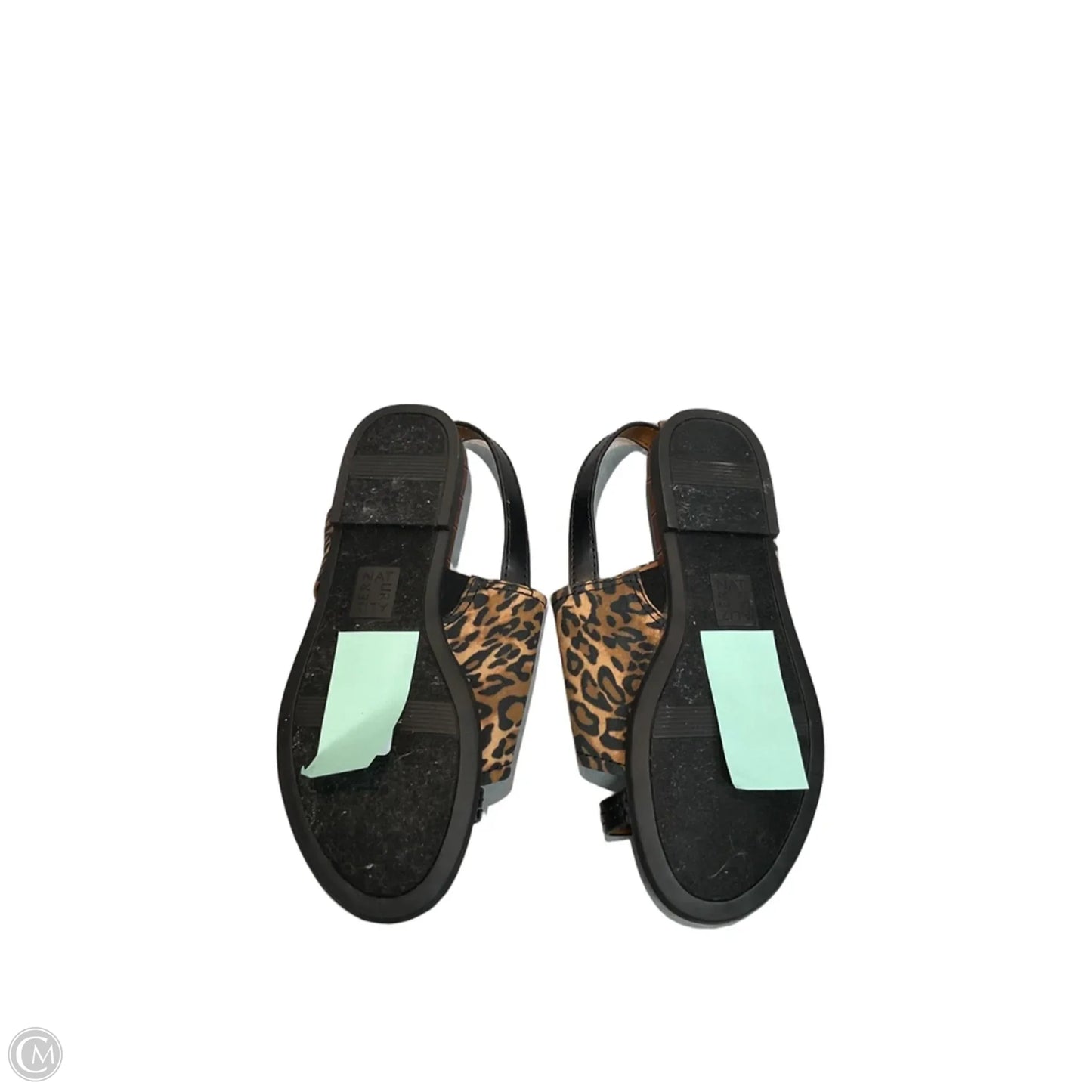 Sandals Flats By Naturalizer In Animal Print, Size: 8.5