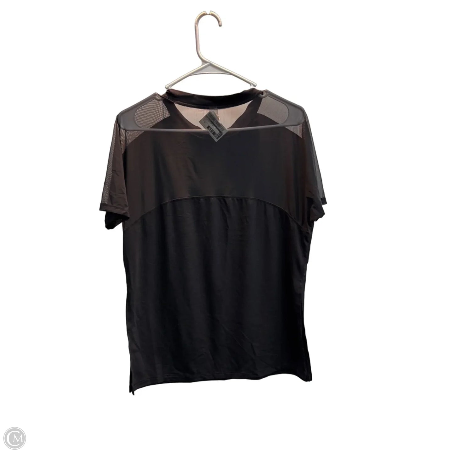 Athletic Top Short Sleeve By Athleta In Black, Size: Xs