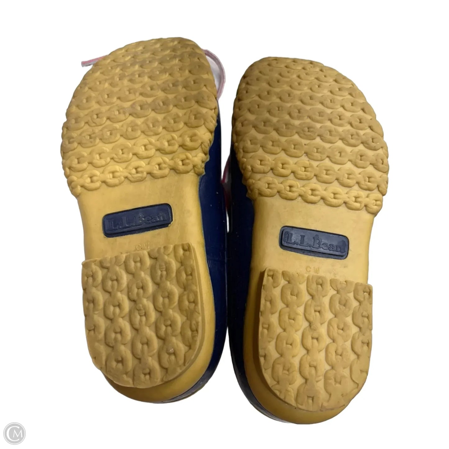 Shoes Heels Block By L.l. Bean In Blue & Pink, Size: 7