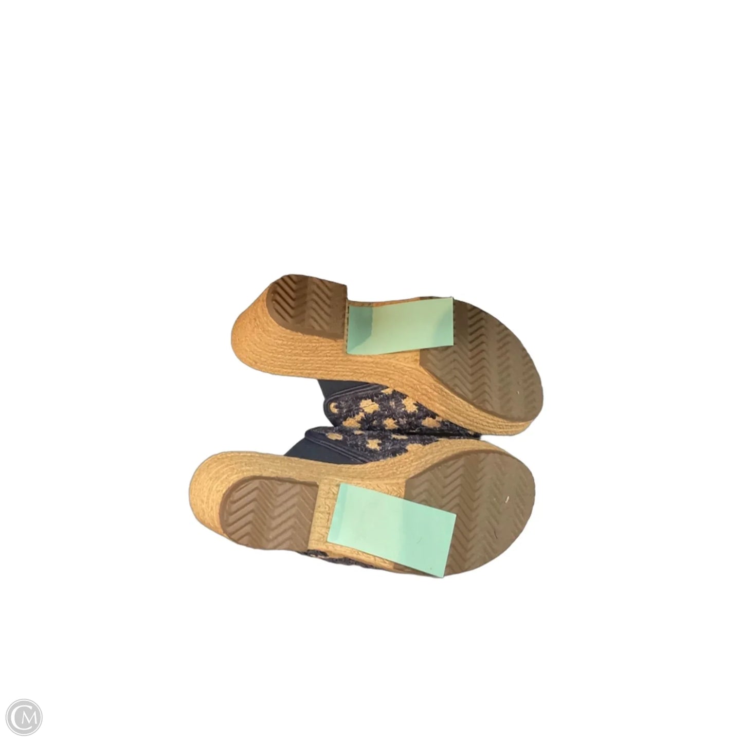 Sandals Heels Wedge By Cliffs By White Mountain In Navy, Size: 6