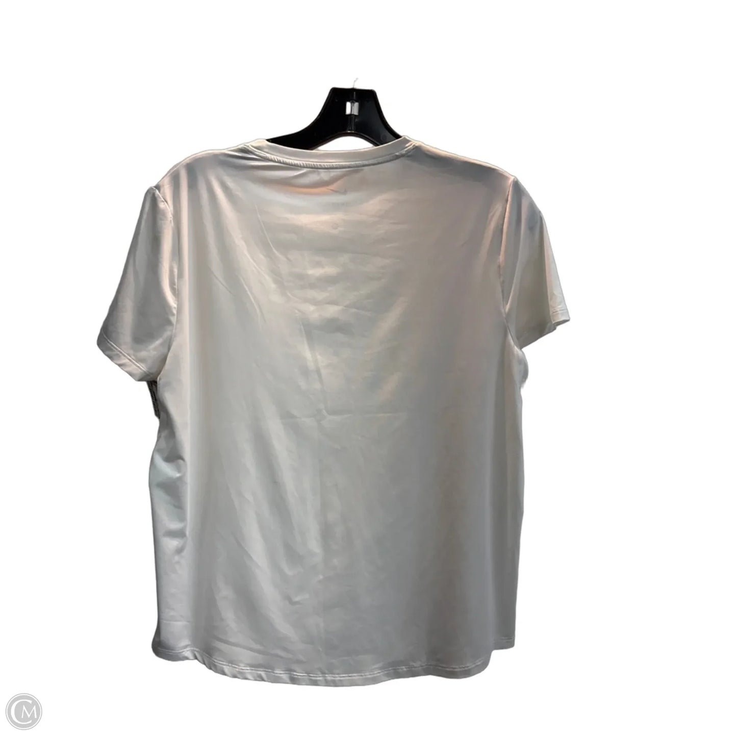 Athletic Top Short Sleeve By Nike Apparel In White, Size: M