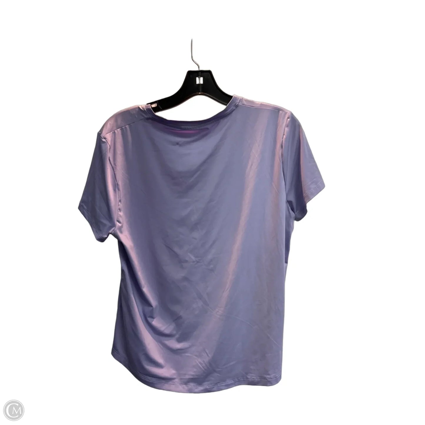 Athletic Top Short Sleeve By Nike Apparel In Purple, Size: M