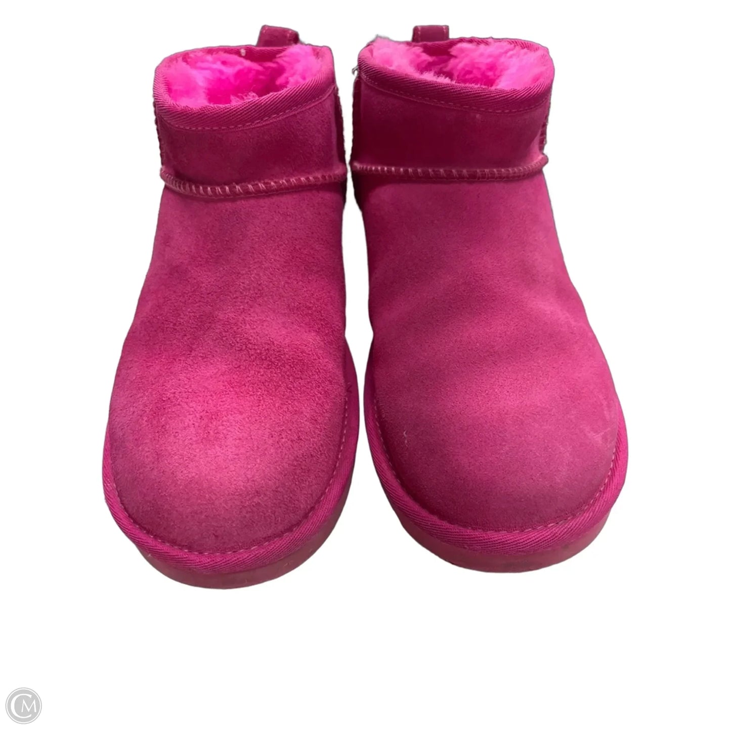 Boots Designer By Ugg In Pink, Size: 8