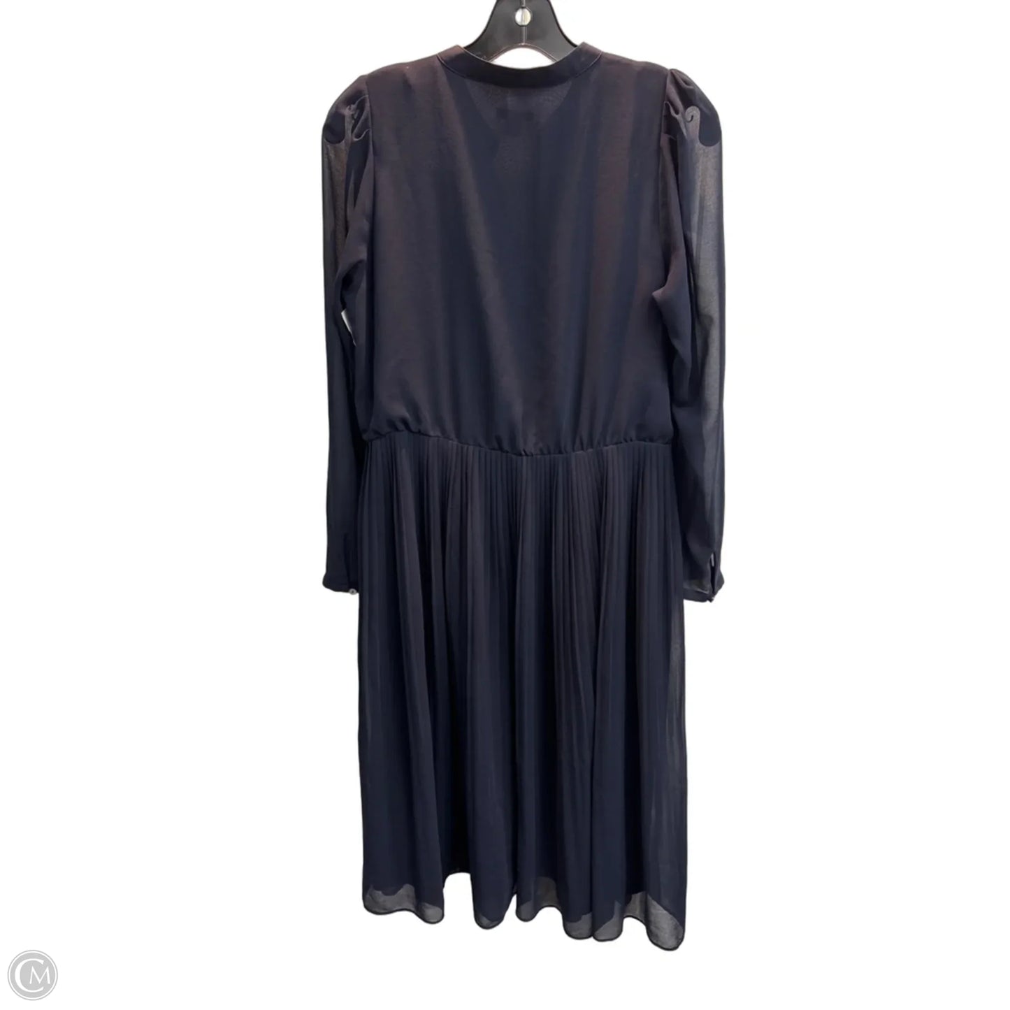 Dress Party Midi By Ann Taylor In Navy, Size: M