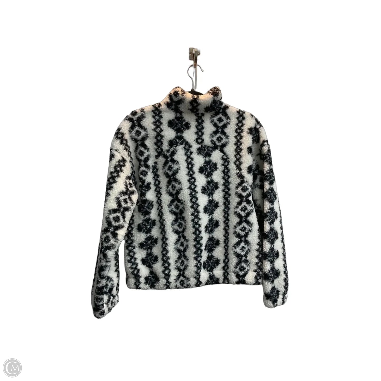 Jacket Fleece By All In Motion In Black & White, Size: S