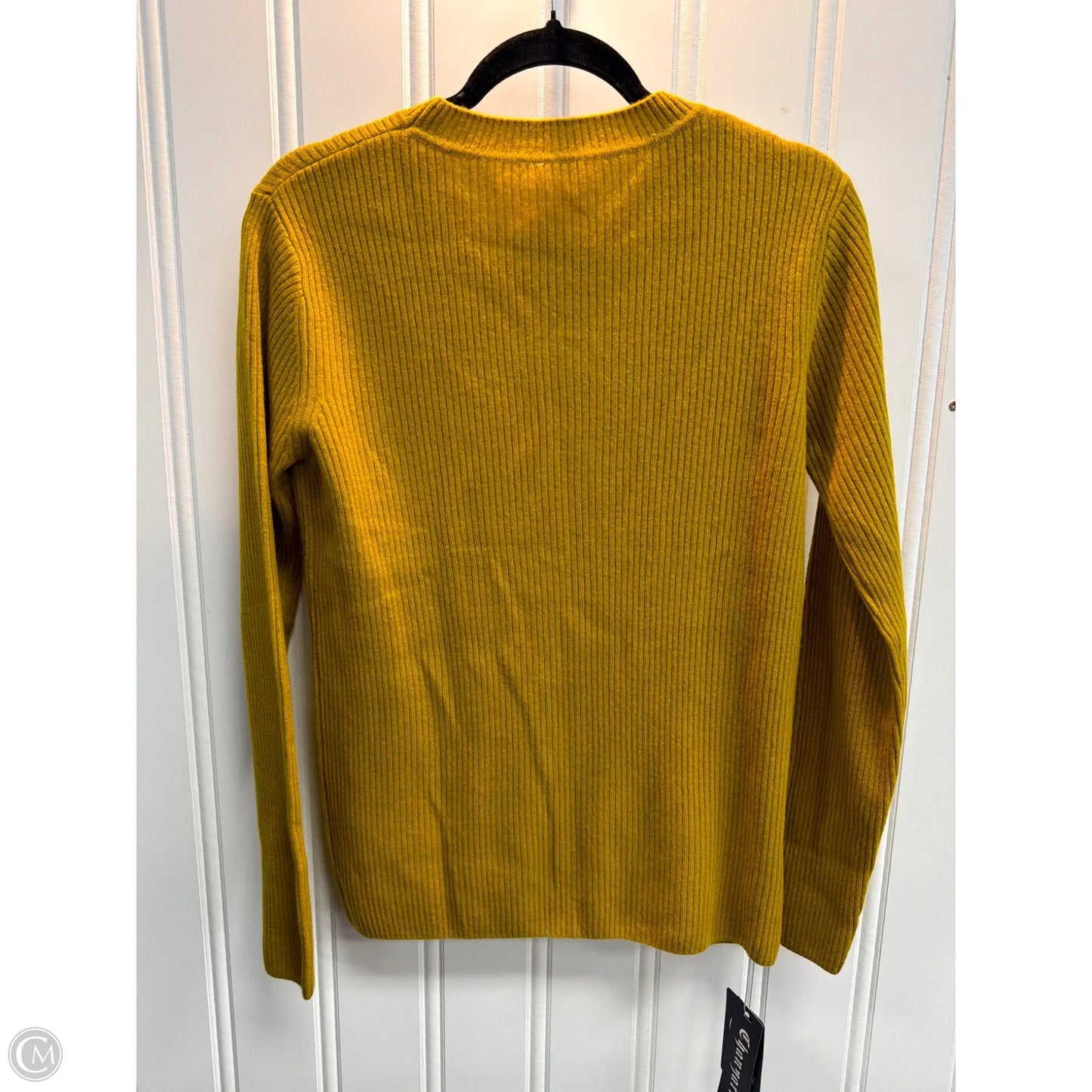 Sweater By Clothes Mentor In Yellow, Size: Xl