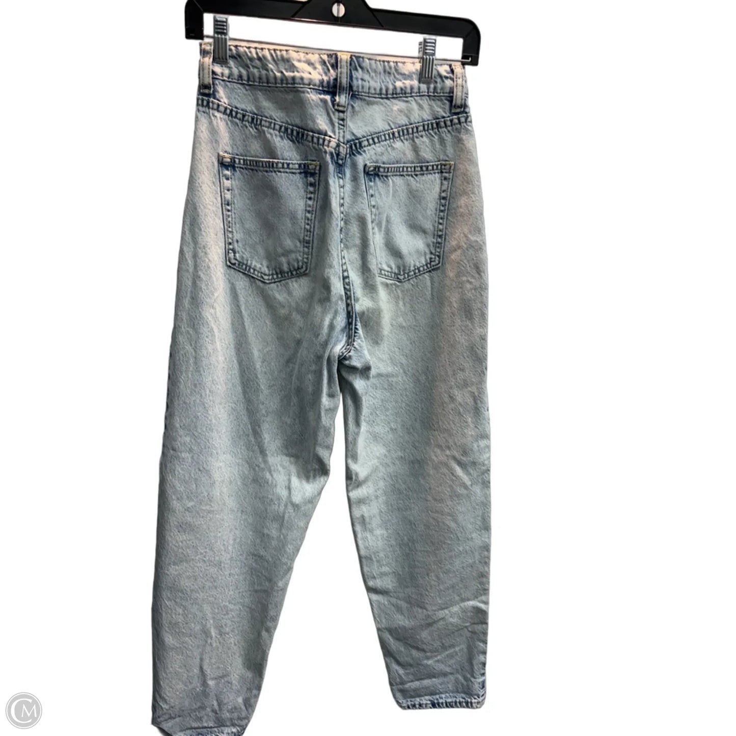 Jeans Straight By Oat In Blue, Size: 4