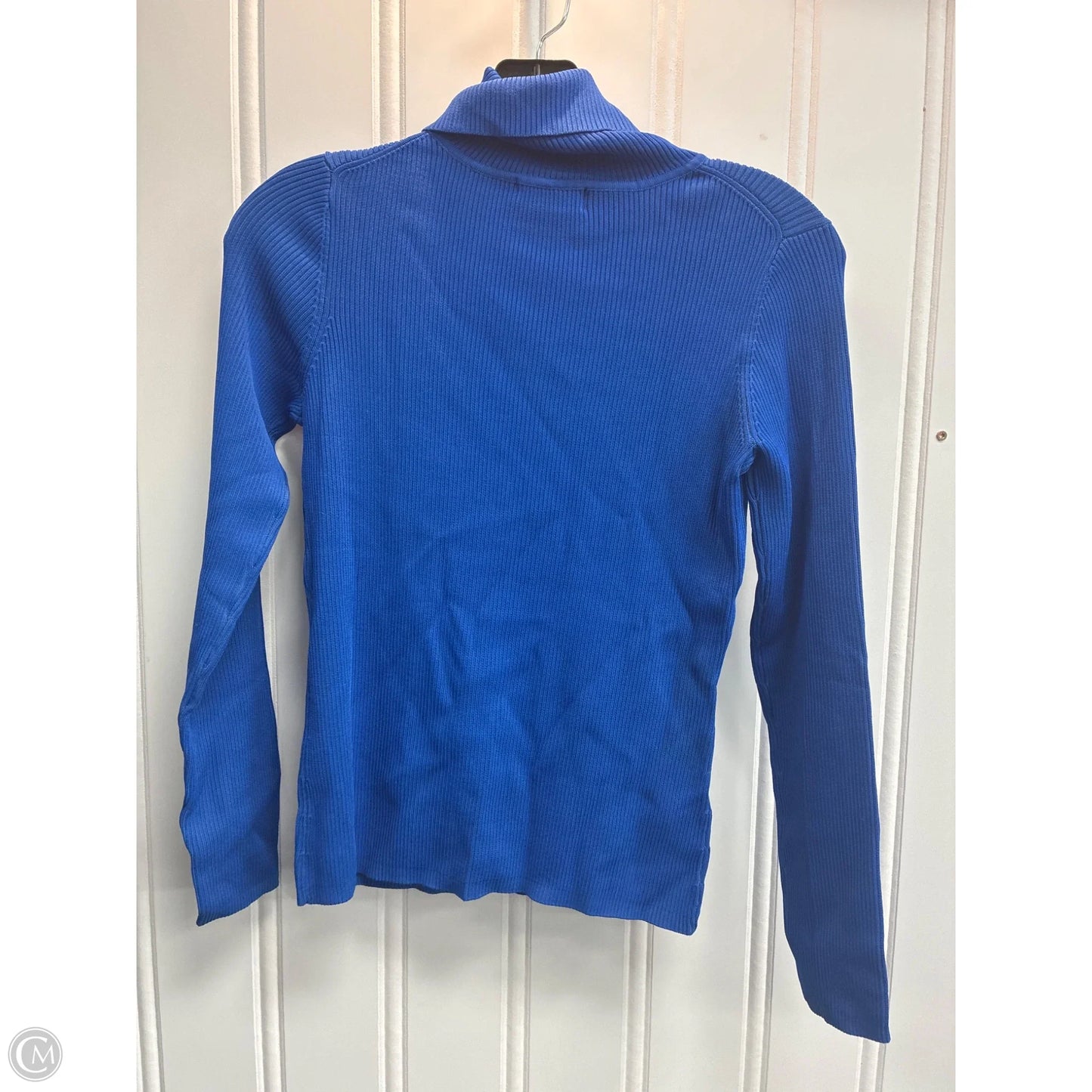 Top Long Sleeve By City Silk In Blue, Size: S