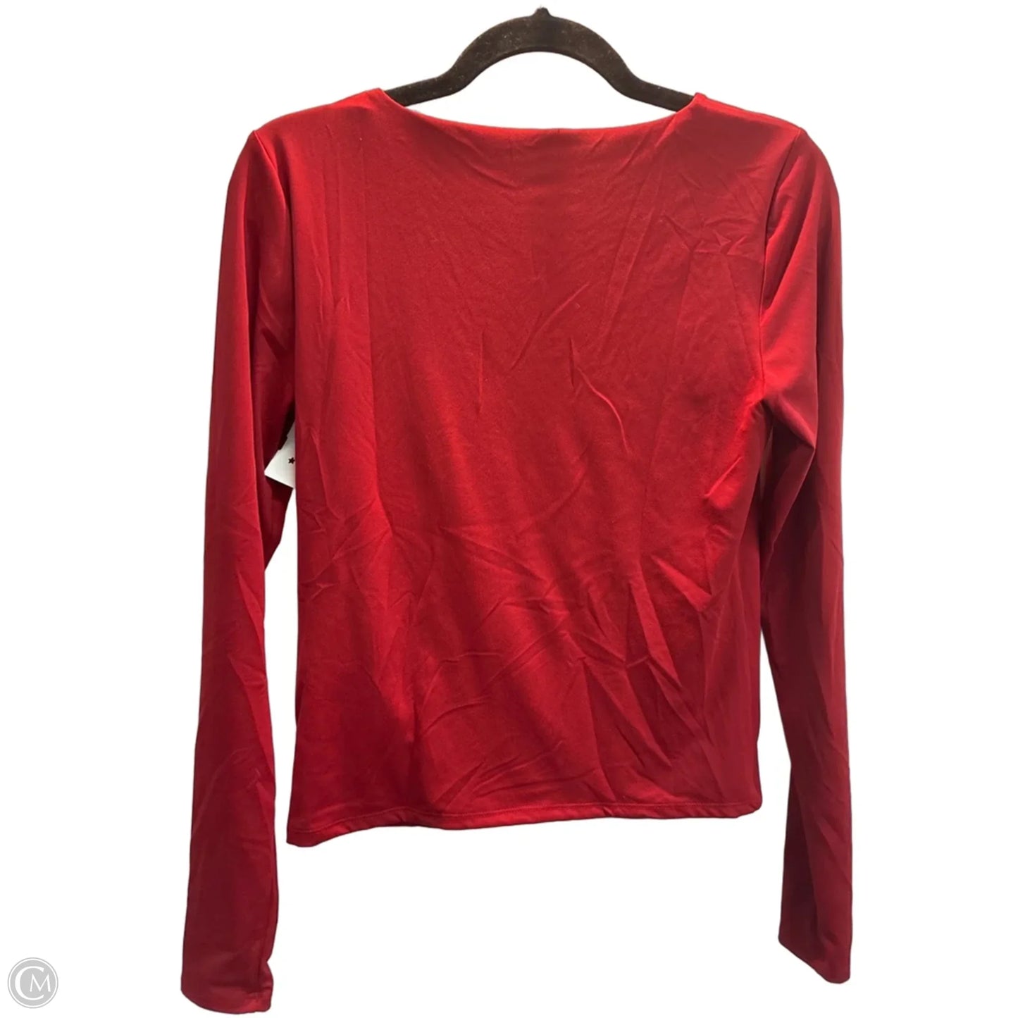 Top Long Sleeve By Old Navy In Red, Size: M