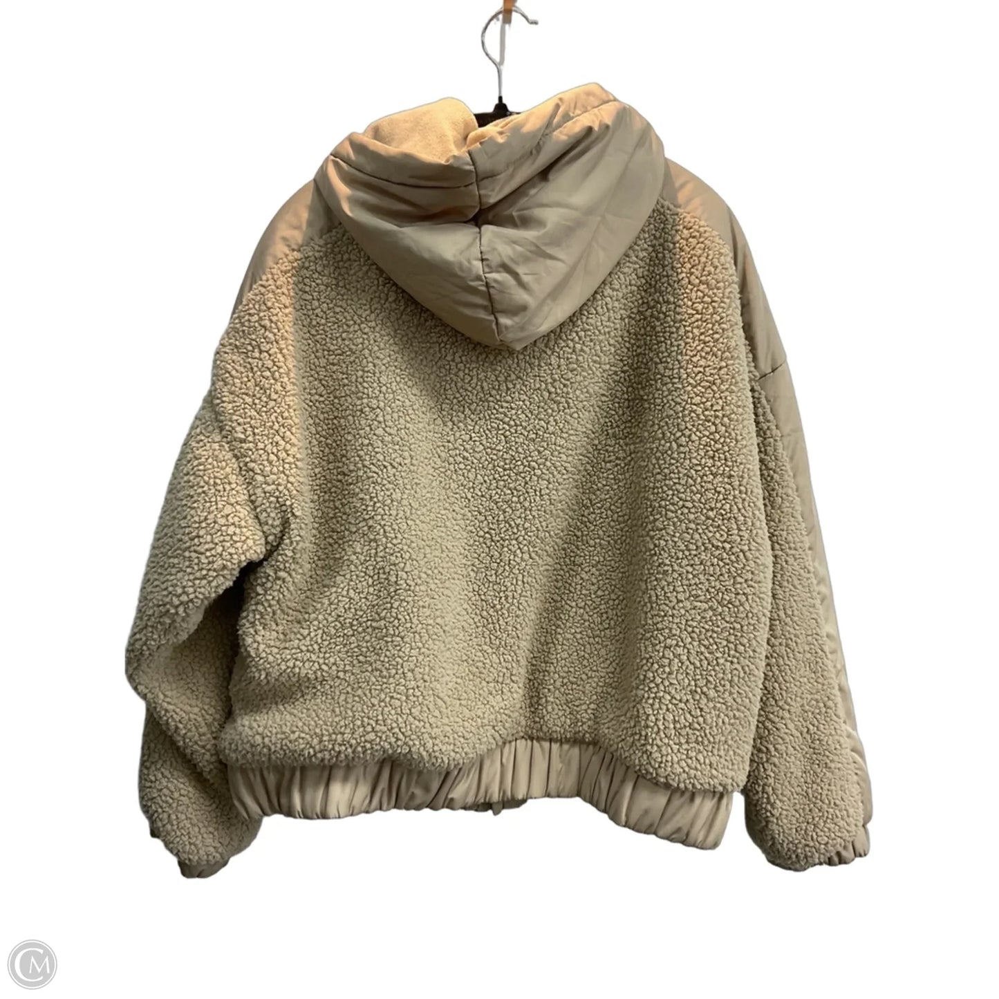 Coat Puffer & Quilted By Old Navy In Beige, Size: M