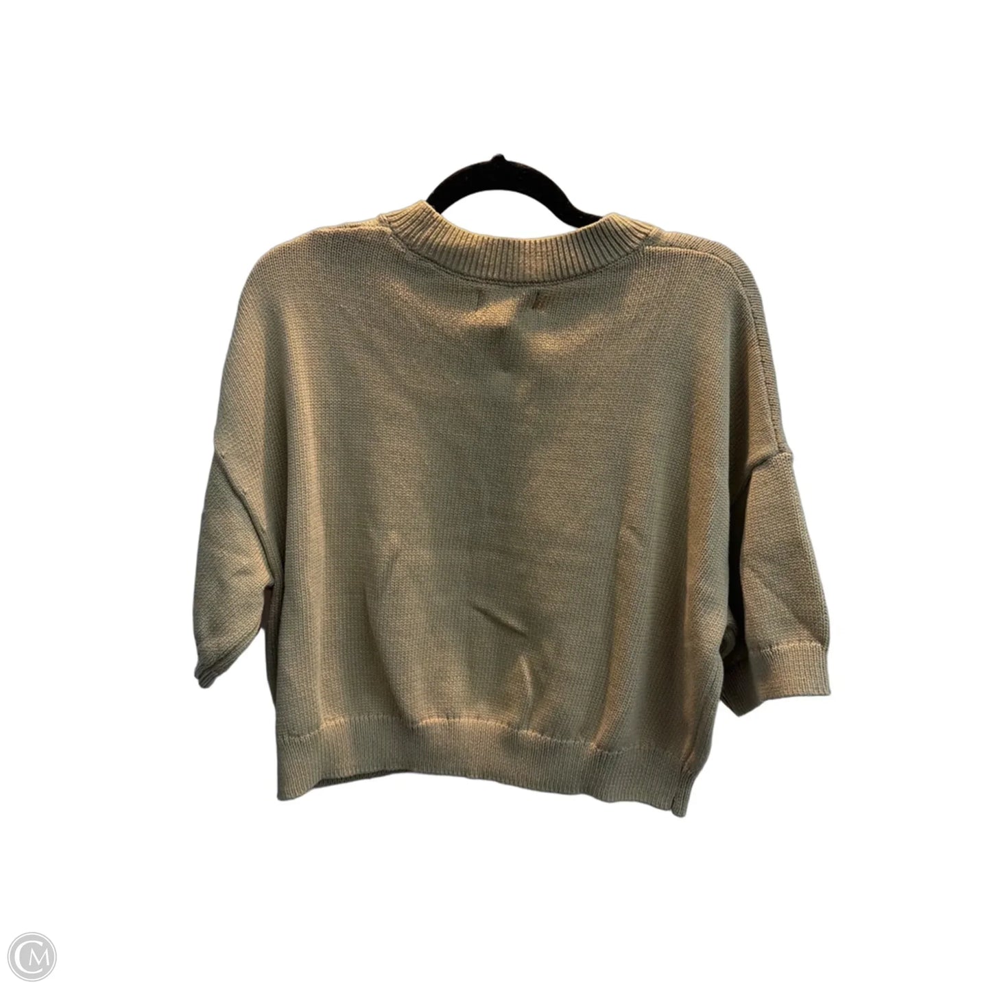 Sweater Short Sleeve By Banana Republic In Tan, Size: L
