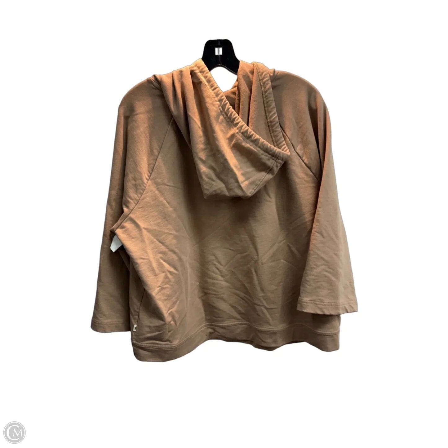 Sweatshirt Hoodie By Pact In Brown, Size: L