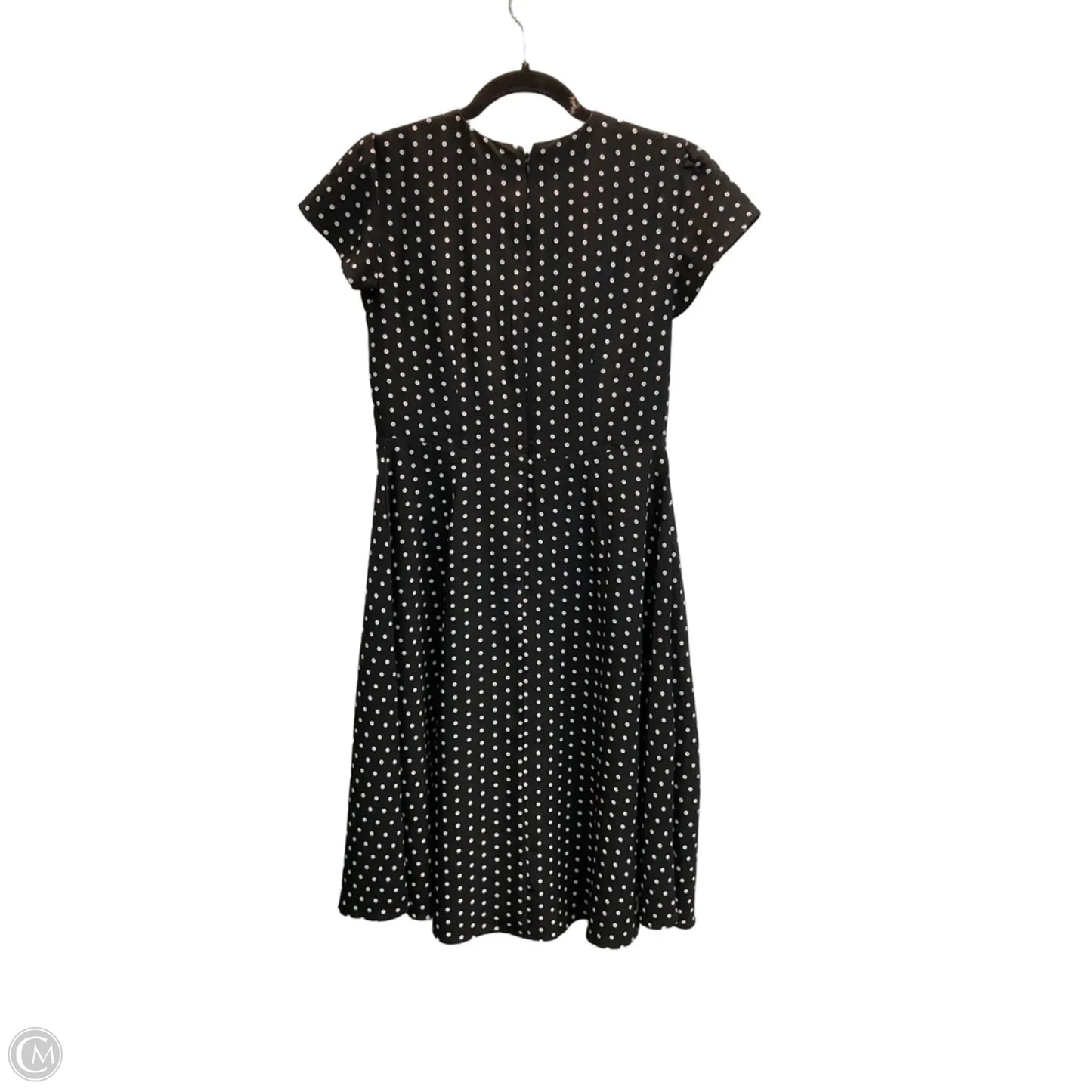 Dress Casual Midi By Ann Taylor In Polkadot Pattern, Size: 2