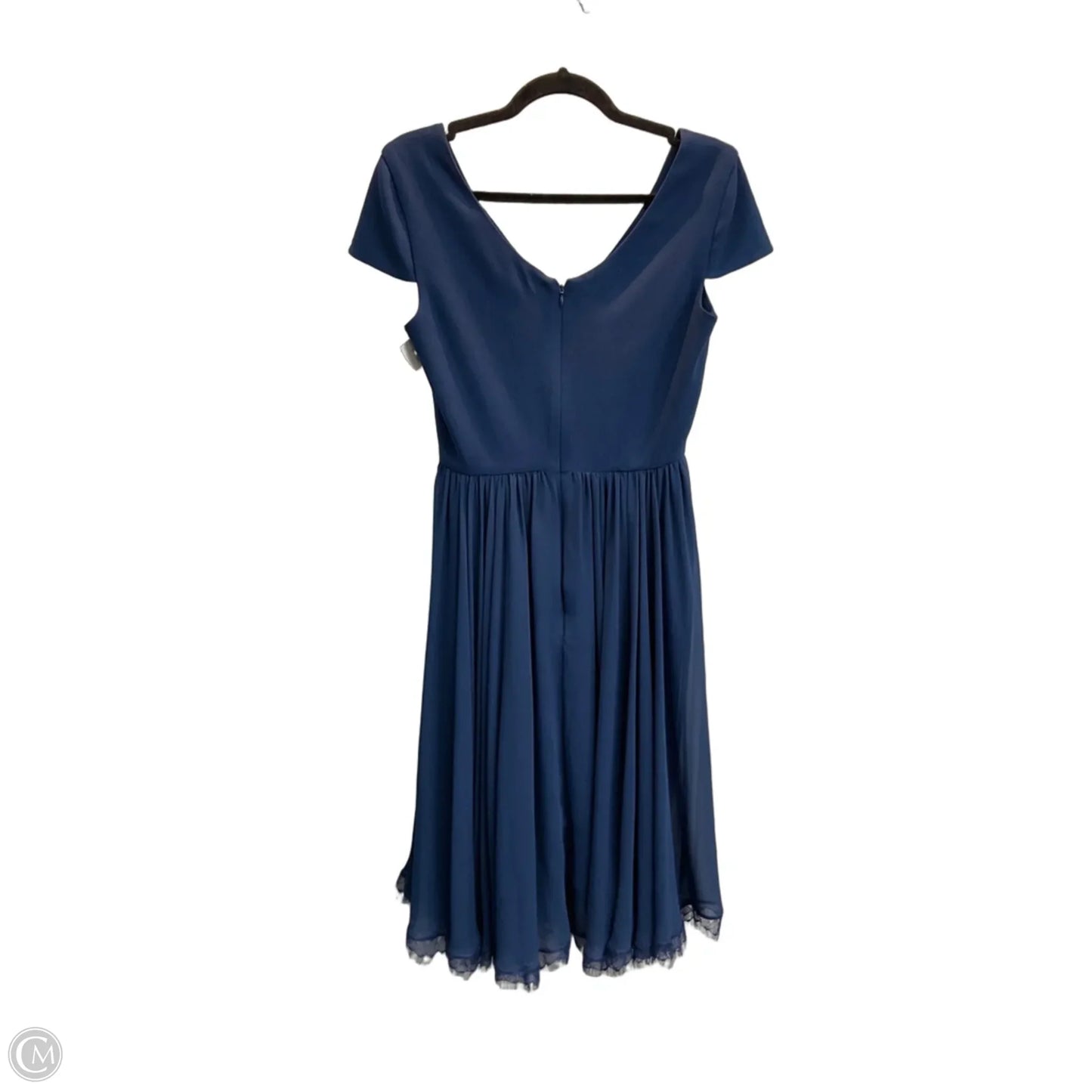 Dress Party Midi By Dress The Population In Navy, Size: S