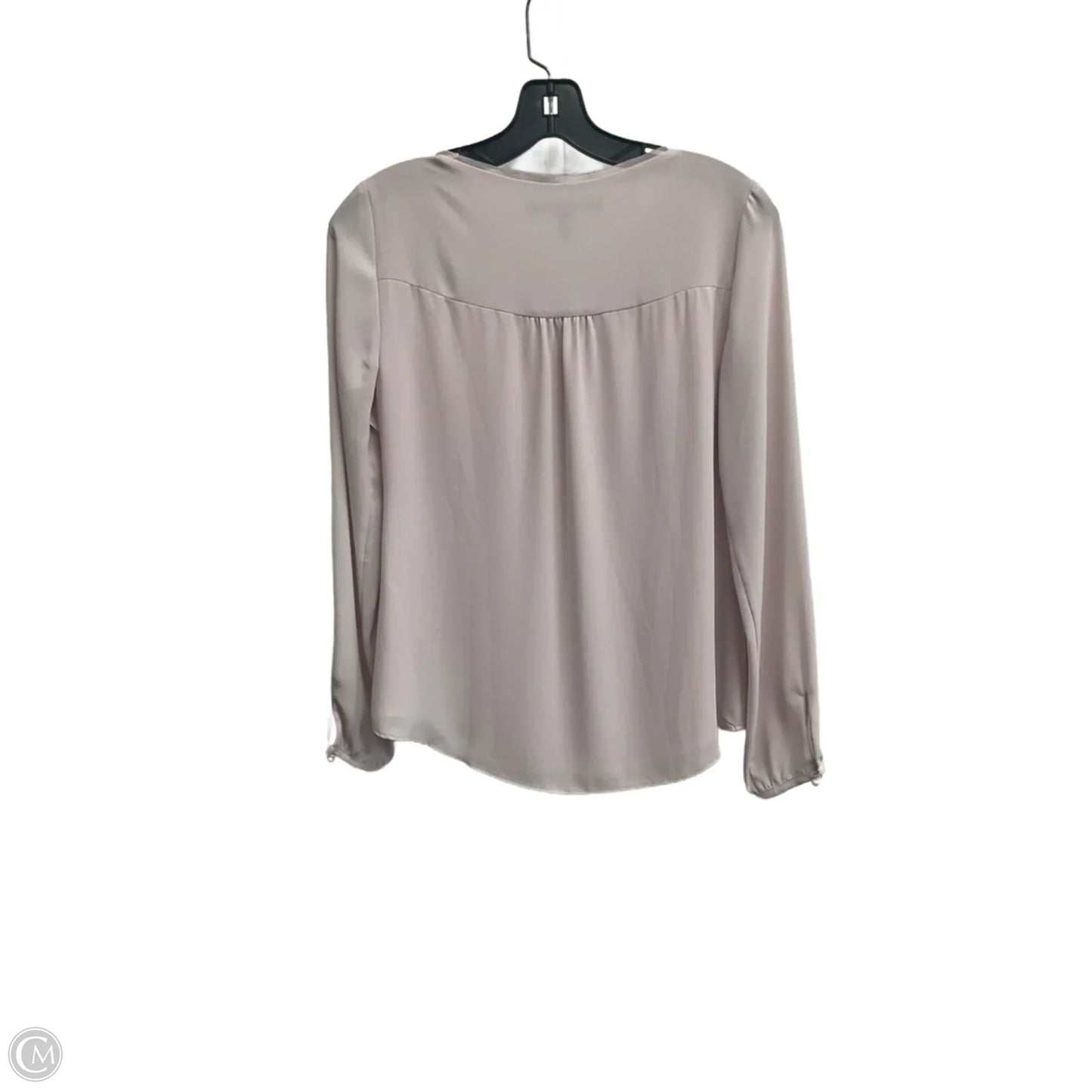 Top Long Sleeve By White House Black Market In Purple, Size: Xs