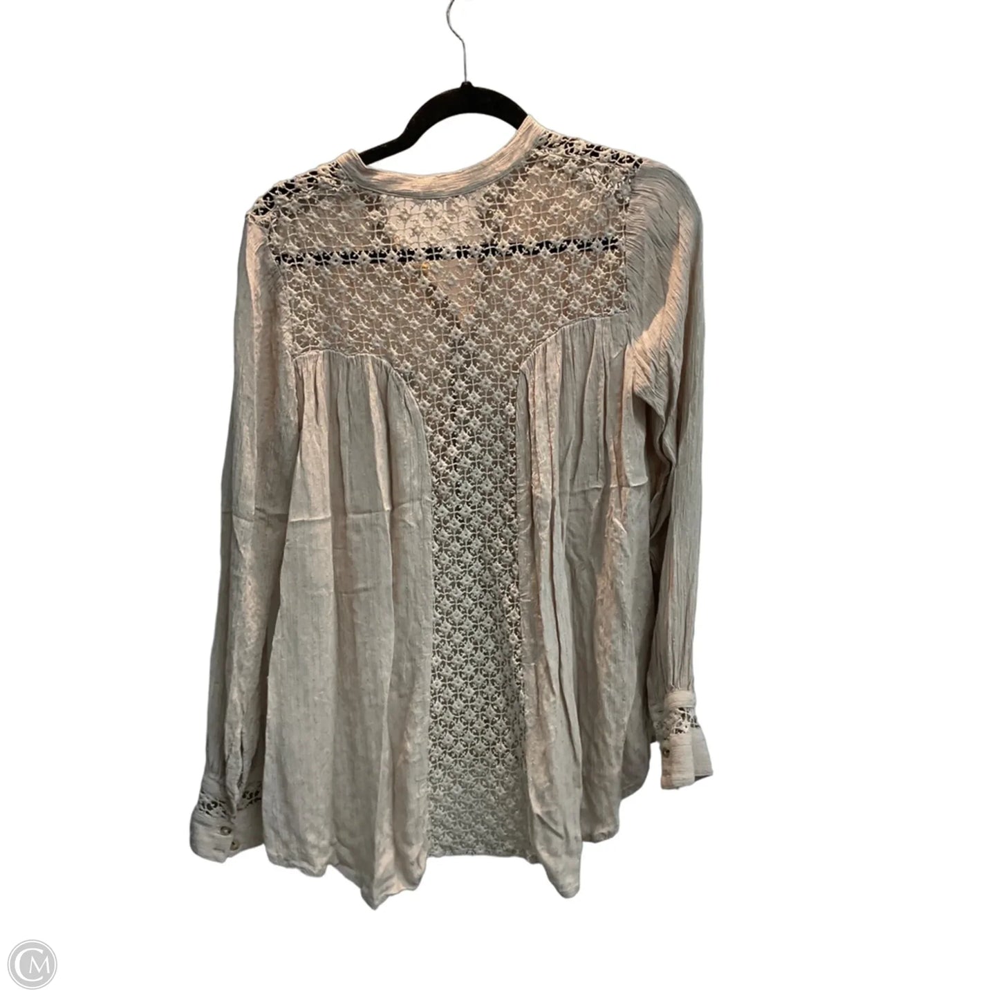 Top Long Sleeve By Free People In Tan, Size: S