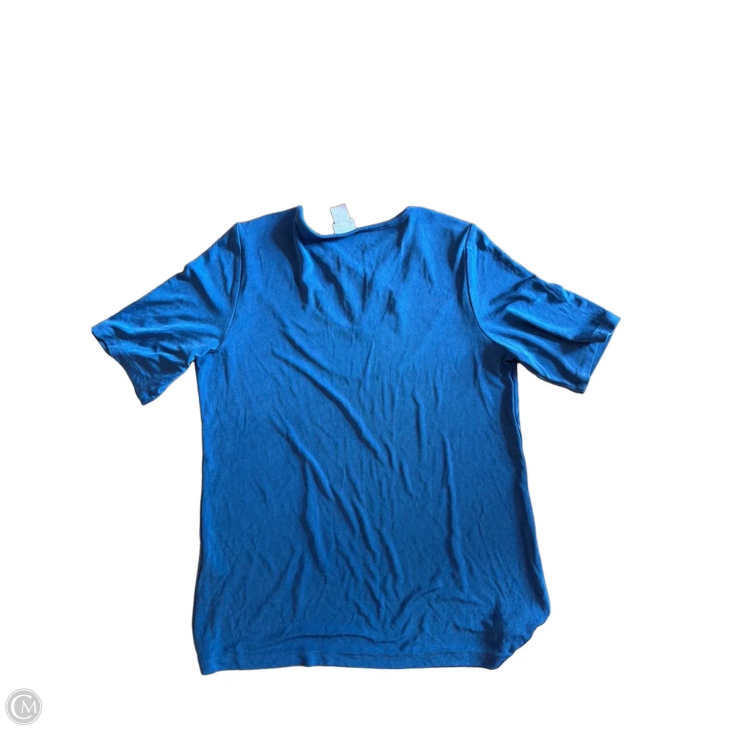 Top Short Sleeve By Chicos In Blue, Size: M