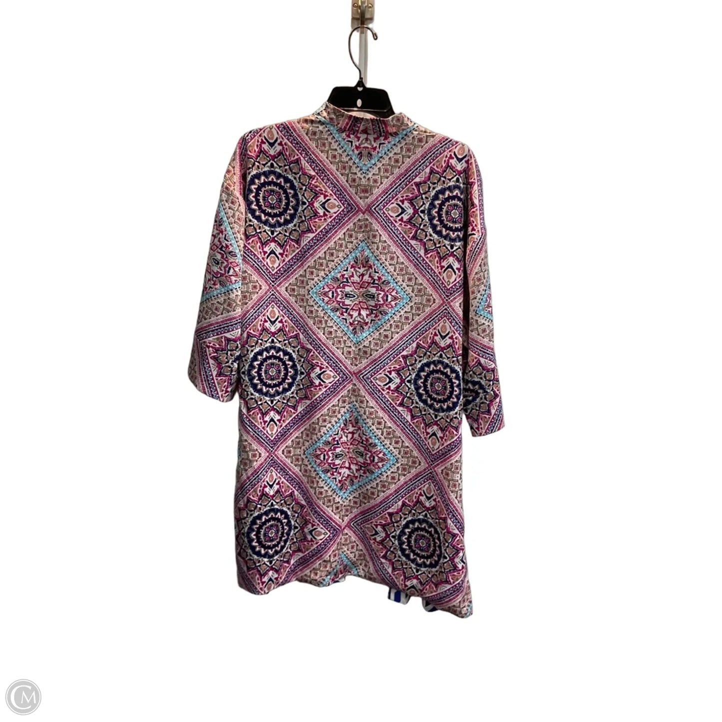 Cardigan By Chicos In Paisley Print, Size: L
