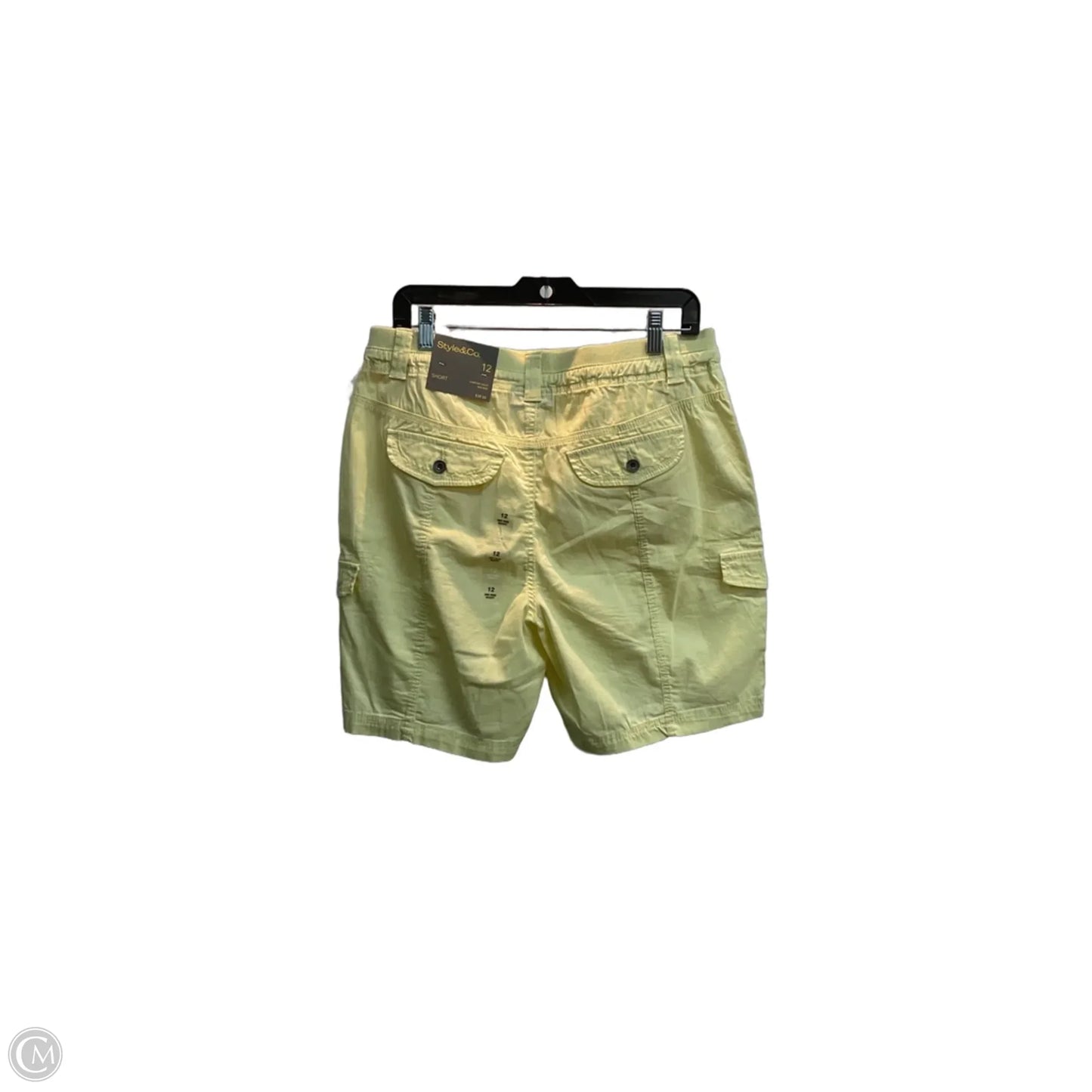 Shorts By Style And Company In Yellow, Size: 12
