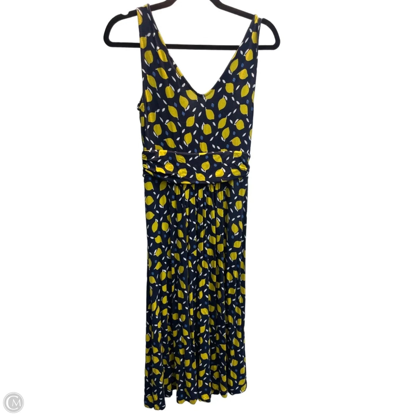 Dress Casual Short By Boden In Blue & Yellow, Size: S
