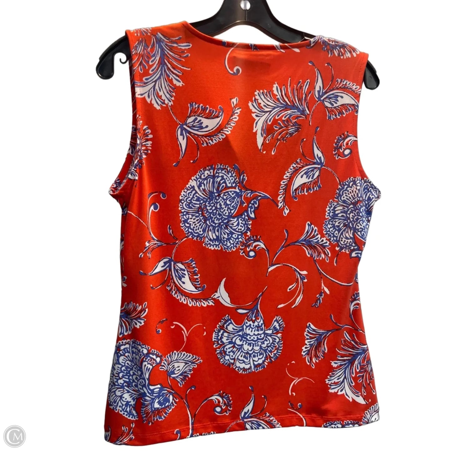 Top Sleeveless By Tommy Hilfiger In Red, Size: M
