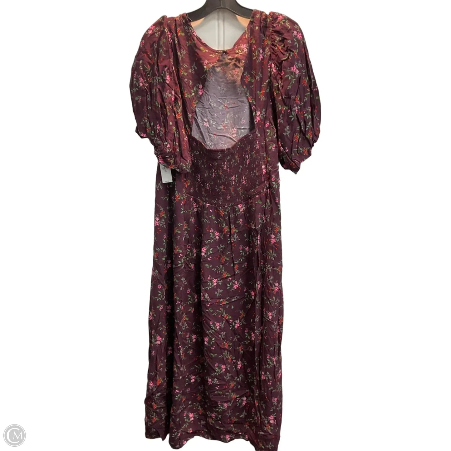 Dress Casual Midi By Old Navy In Maroon, Size: 2x