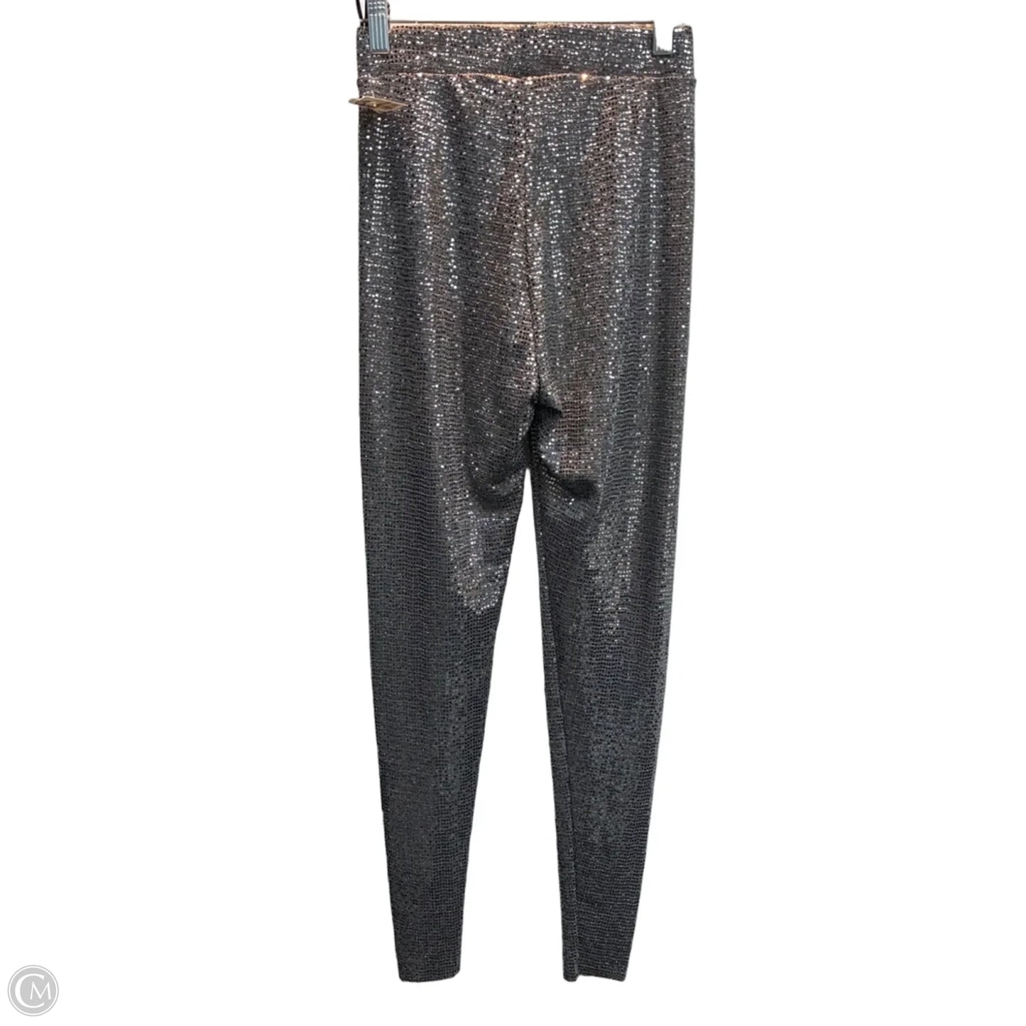 Pants Leggings By Clothes Mentor In Silver, Size: S