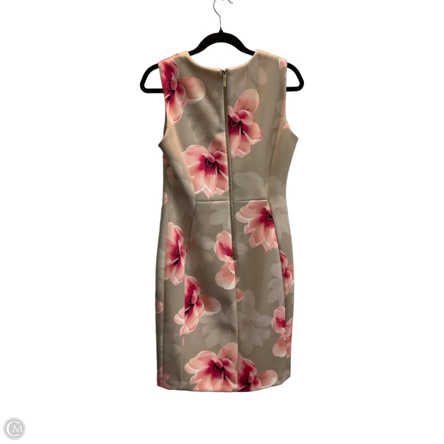 Dress Party Short By Calvin Klein In Tan, Size: M