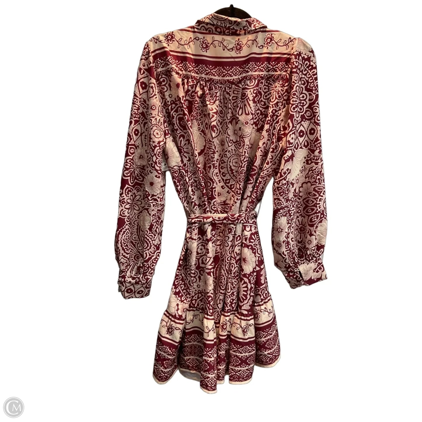 Dress Casual Midi By Umgee In Red & White, Size: 1x