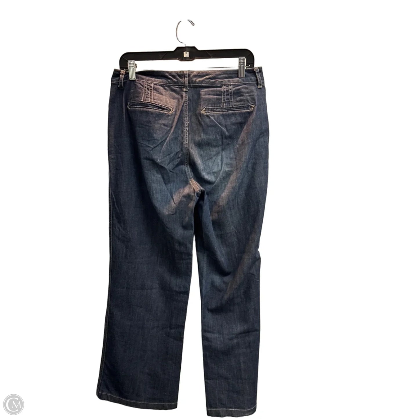 Jeans Wide Leg By Chicos In Blue Denim, Size: M