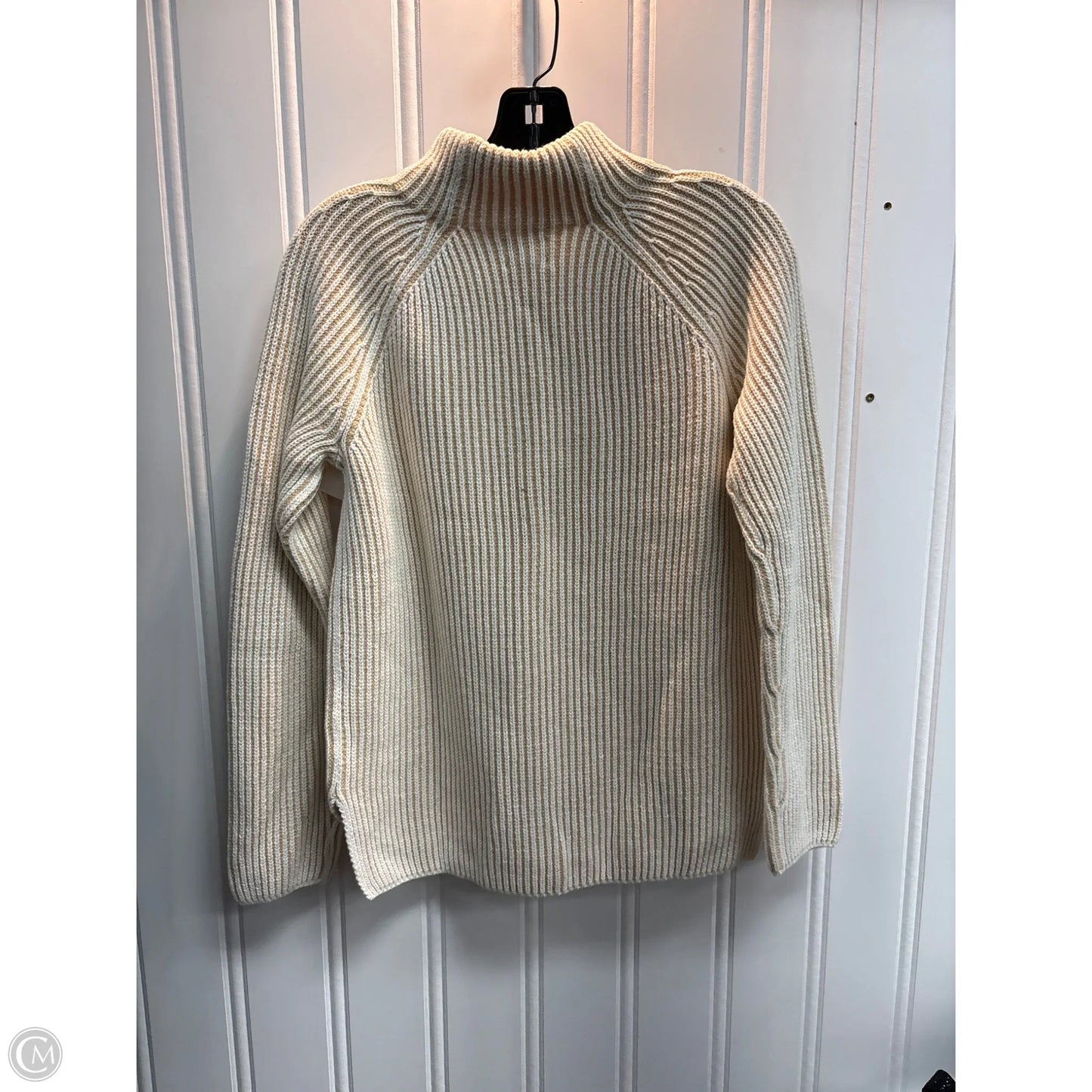 Sweater By Lands End In Beige, Size: Xs