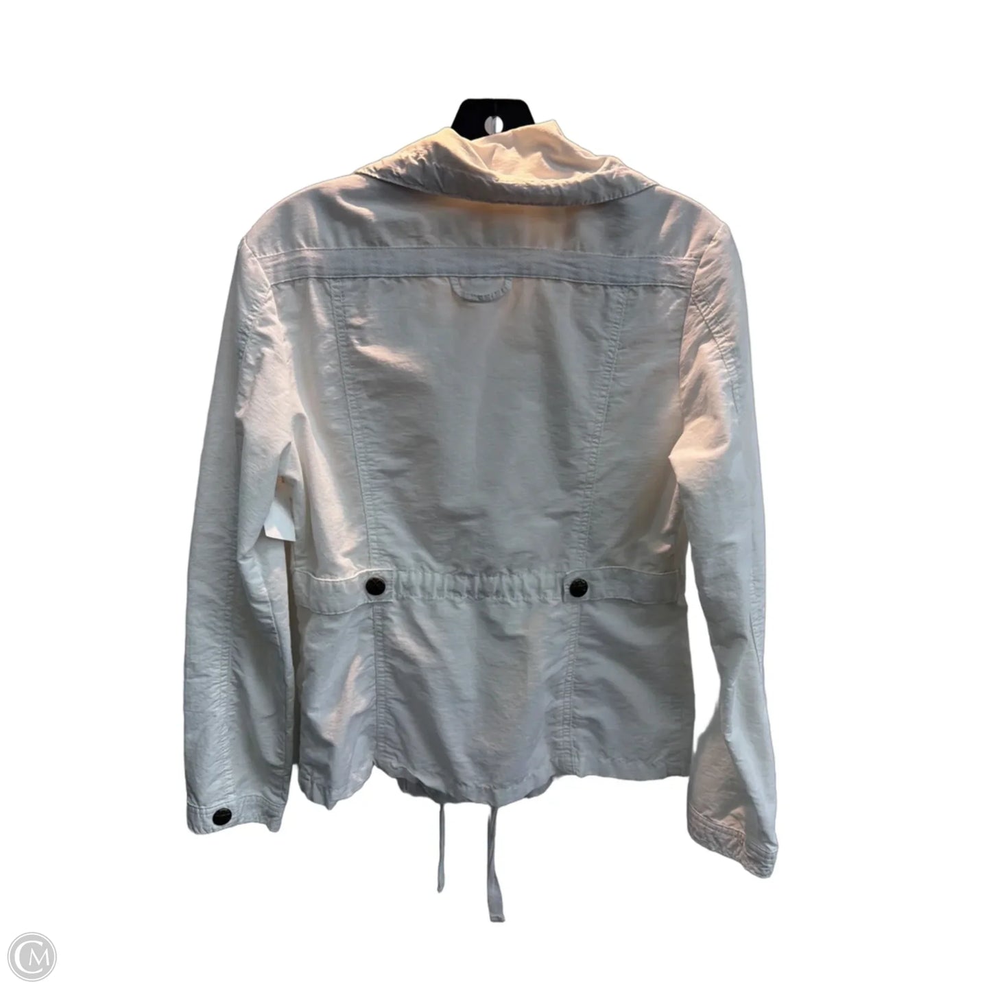 Jacket Shirt By Live A Little In White, Size: S