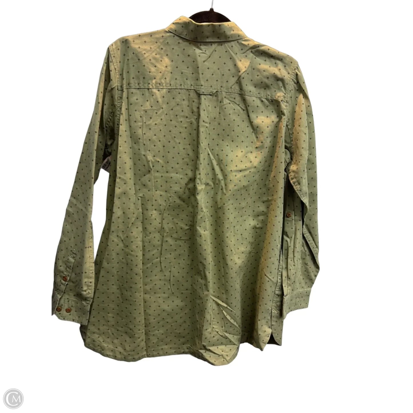 Top Long Sleeve By Duluth Trading In Green, Size: L