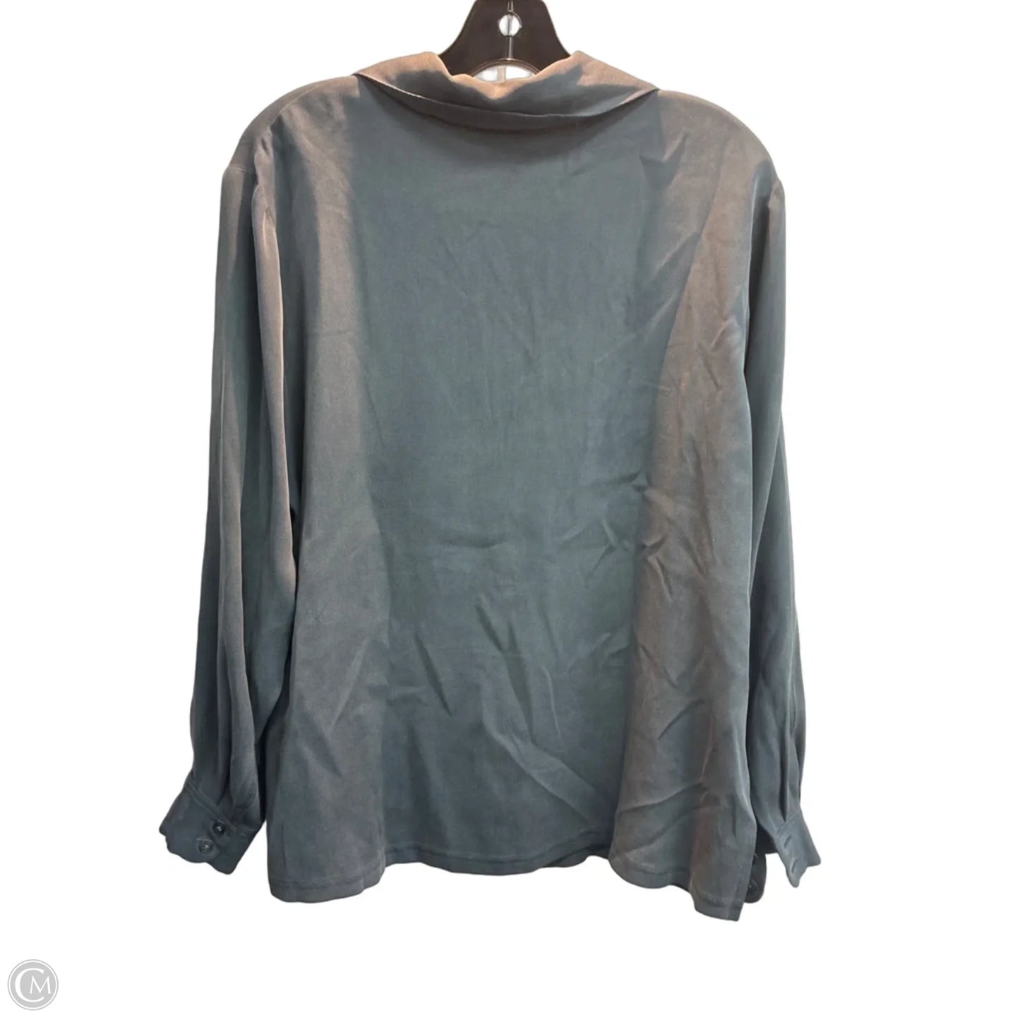 Top Long Sleeve By Eddie Bauer In Grey, Size: L
