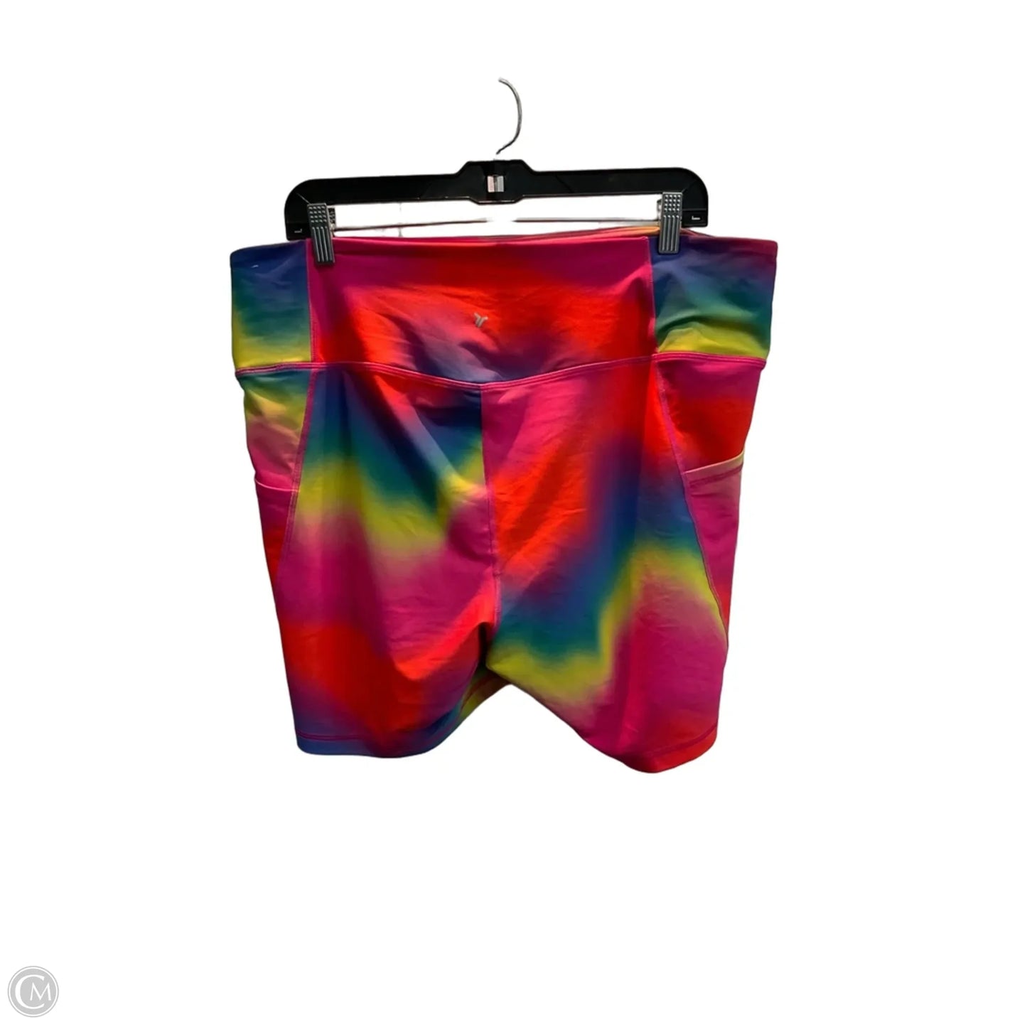 Athletic Shorts By Old Navy In Tie Dye Print, Size: 3x