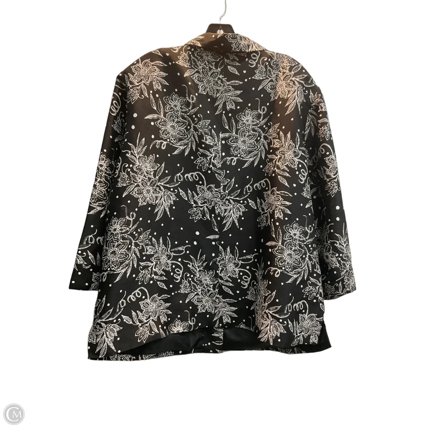 Jacket Shirt By Silkland In Black, Size: 2x