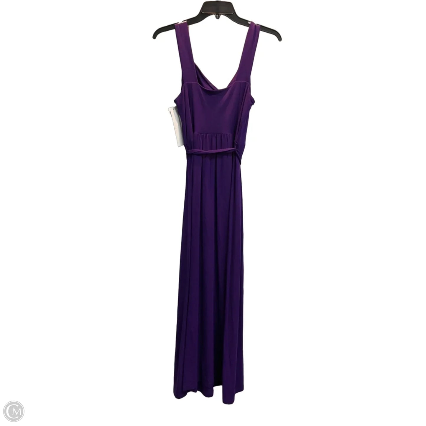 Dress Casual Midi By Ann Taylor In Purple, Size: Sp