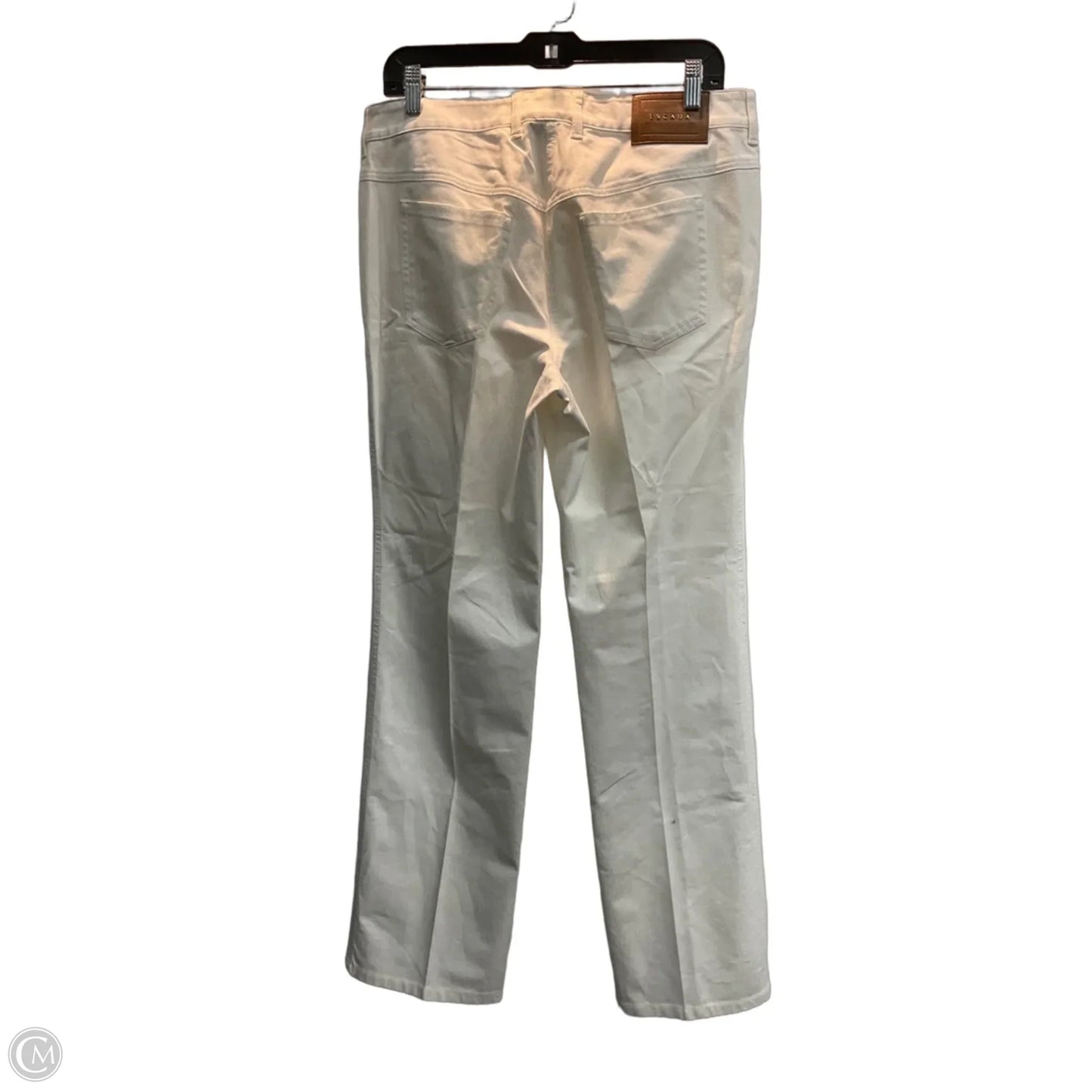 Pants Designer By Escada In White, Size: 12