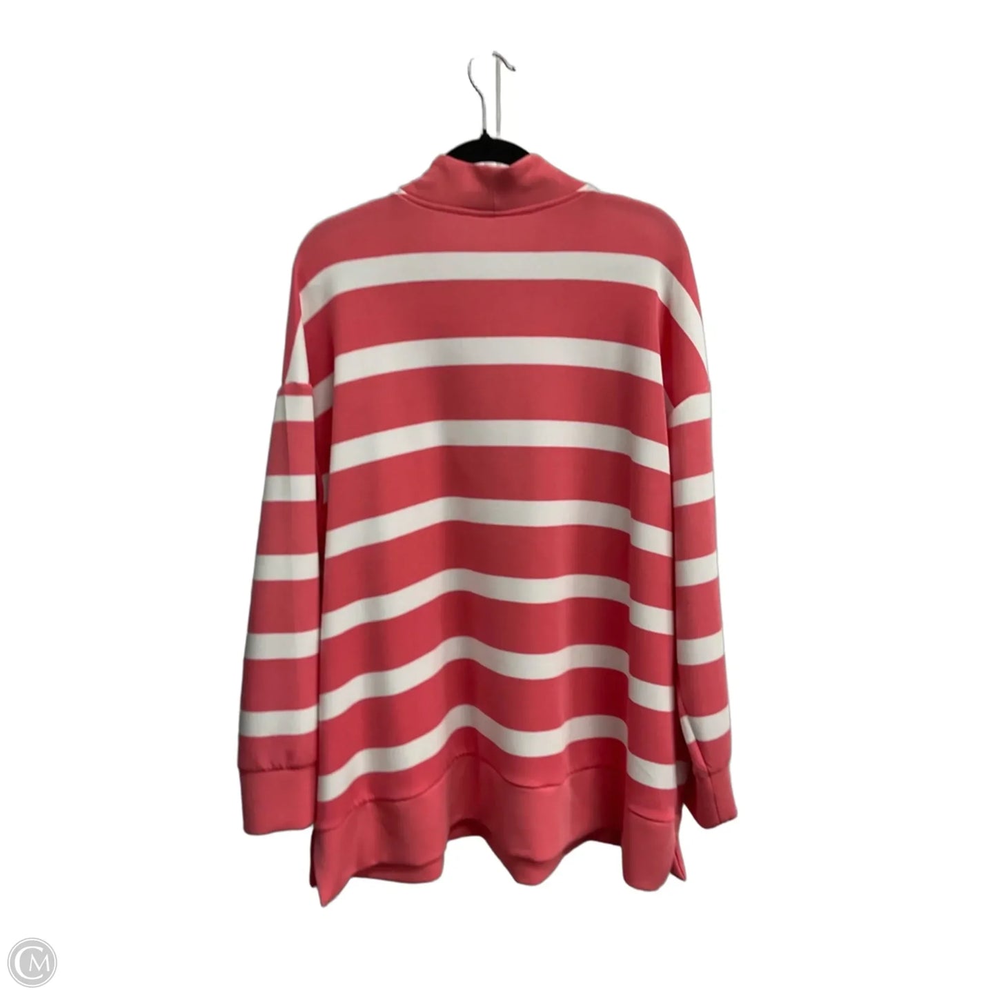 Sweatshirt Collar By Belle By Kim Gravel In Striped Pattern, Size: 2x