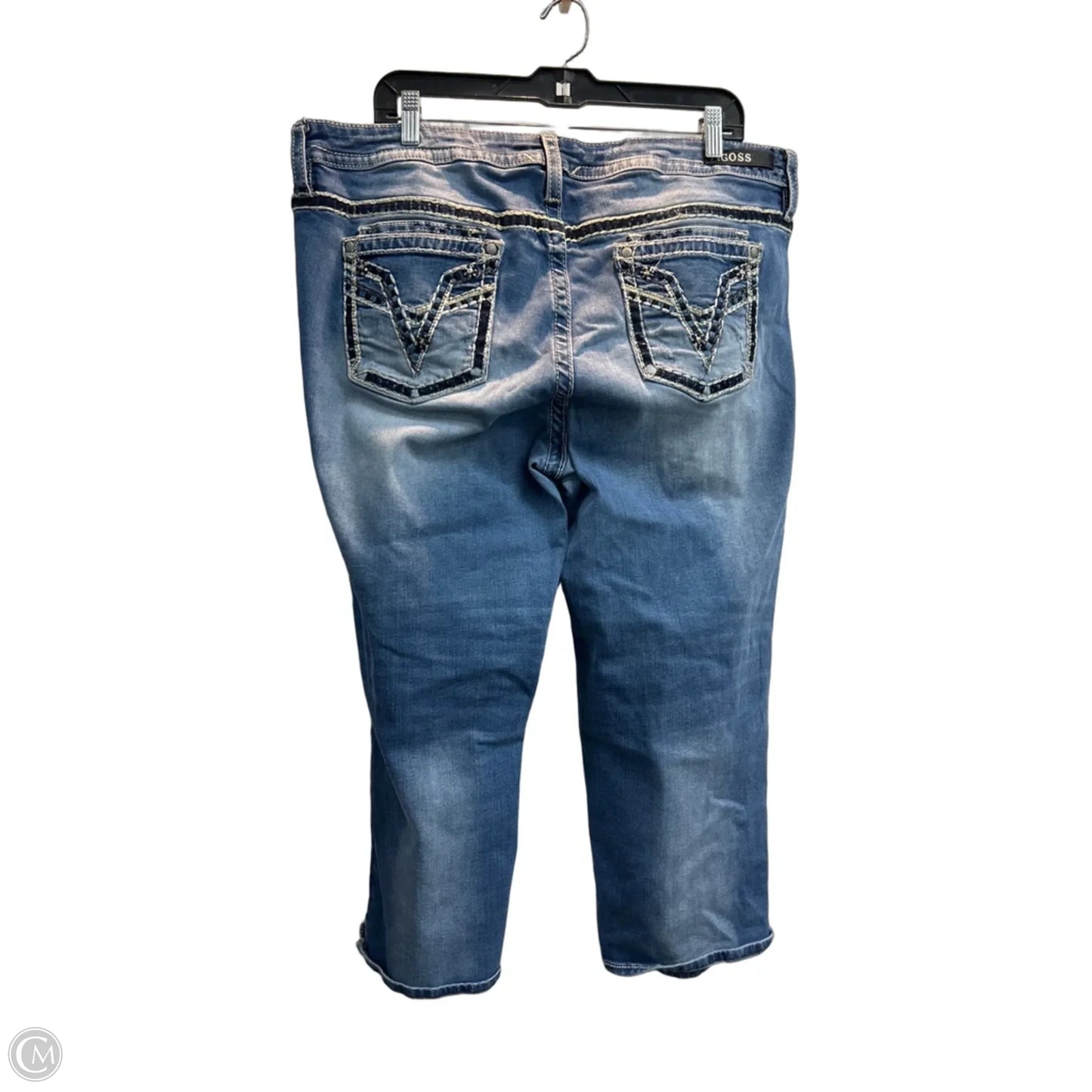 Jeans Cropped By Vigoss In Blue, Size: 20