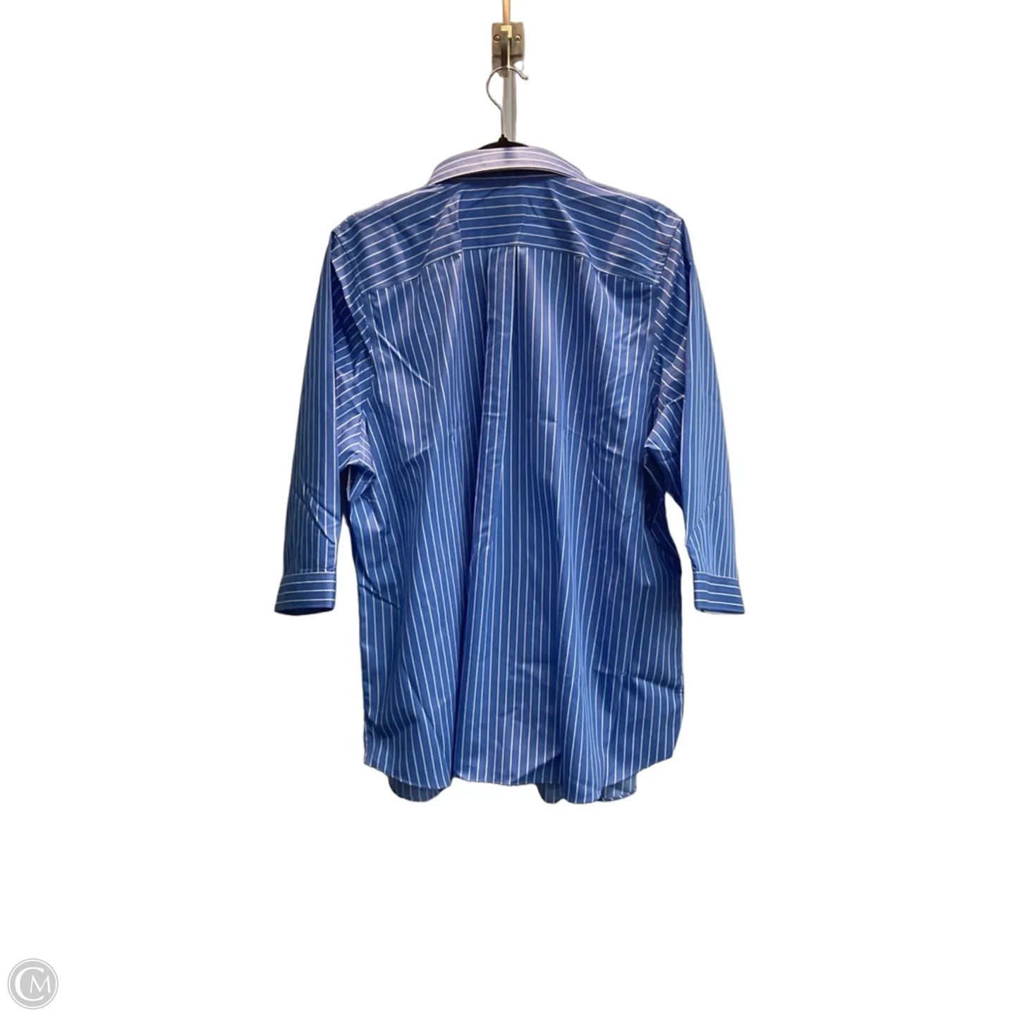 Top 3/4 Sleeve By Lands End In Floral Print, Size: 2x