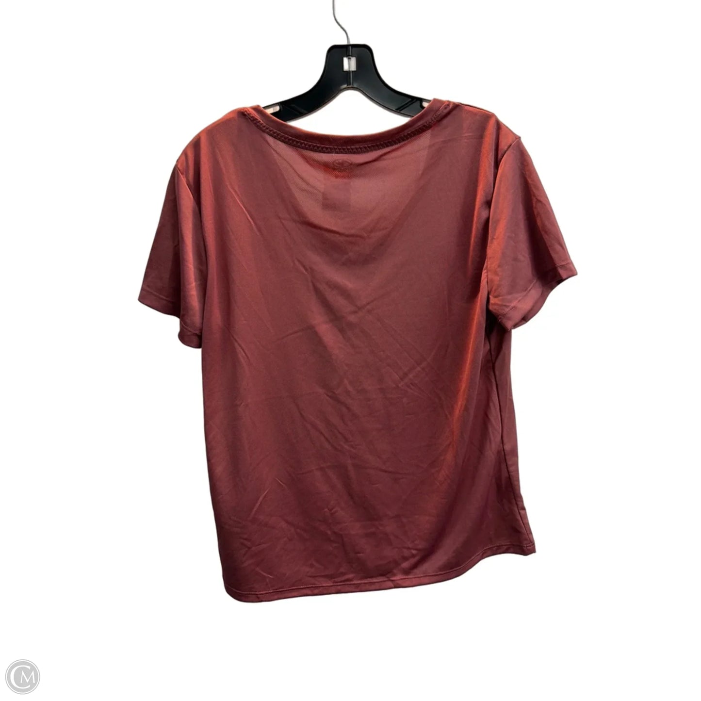 Athletic Top Short Sleeve By Athletic Works In Mauve, Size: M
