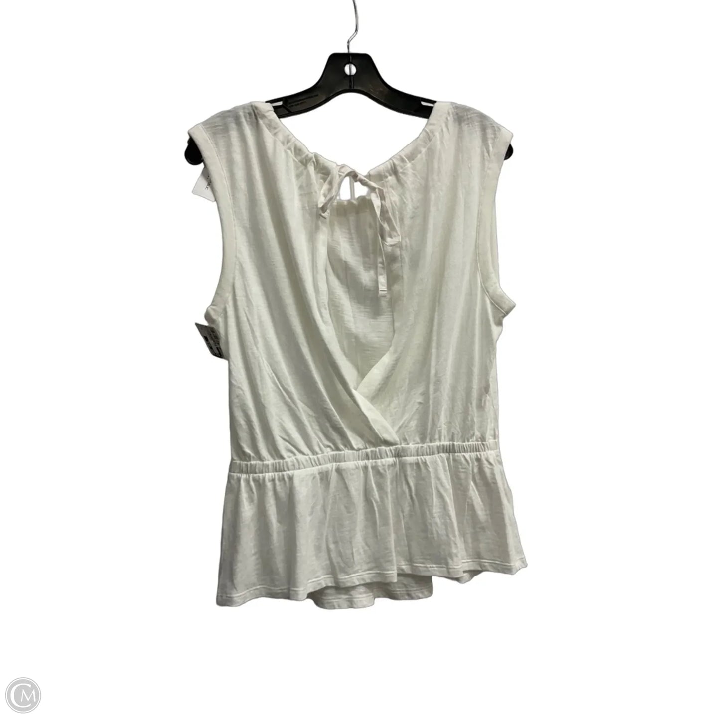 Top Sleeveless By Banana Republic In White, Size: S