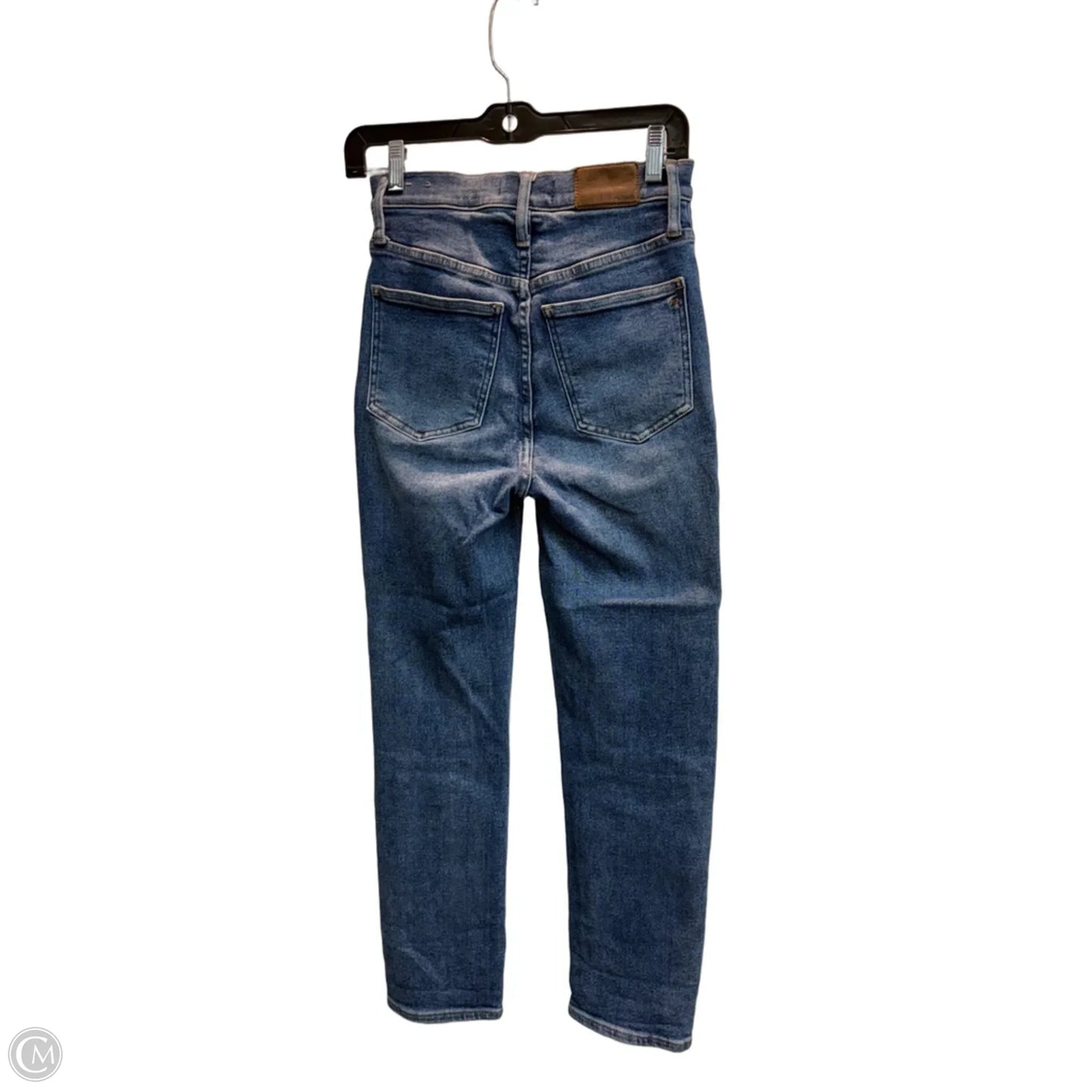 Jeans Skinny By Madewell In Blue, Size: 0