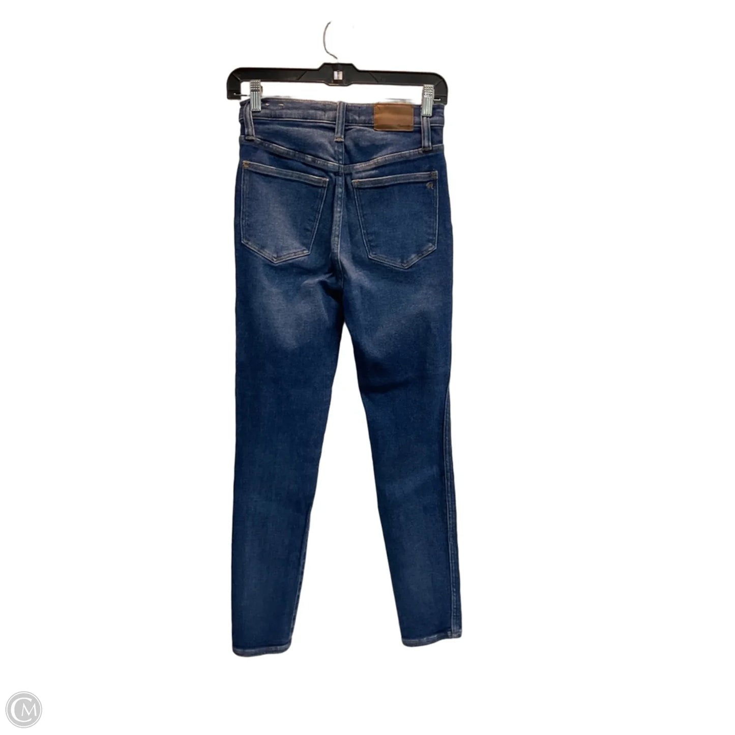 Jeans Skinny By Madewell In Blue, Size: 0