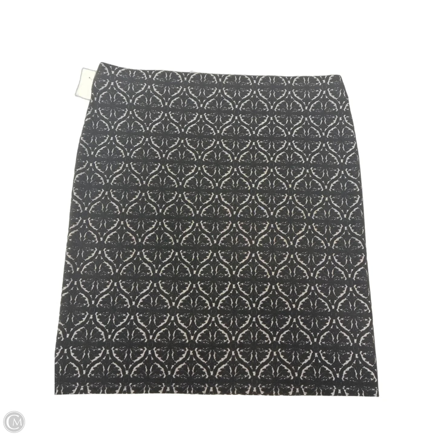 Skirt Midi By Loft In Black & Cream, Size: L