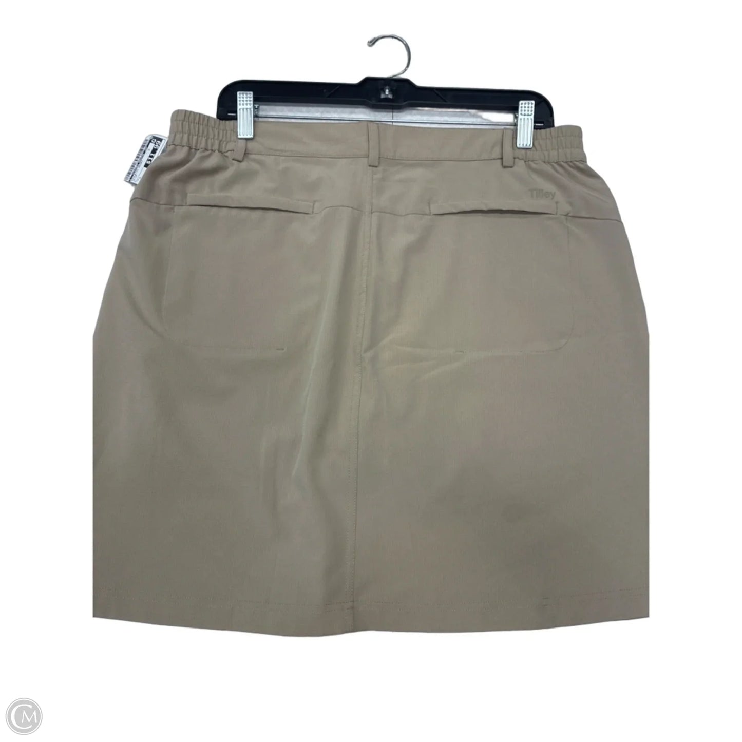Athletic Skort By Clothes Mentor In Beige, Size: L