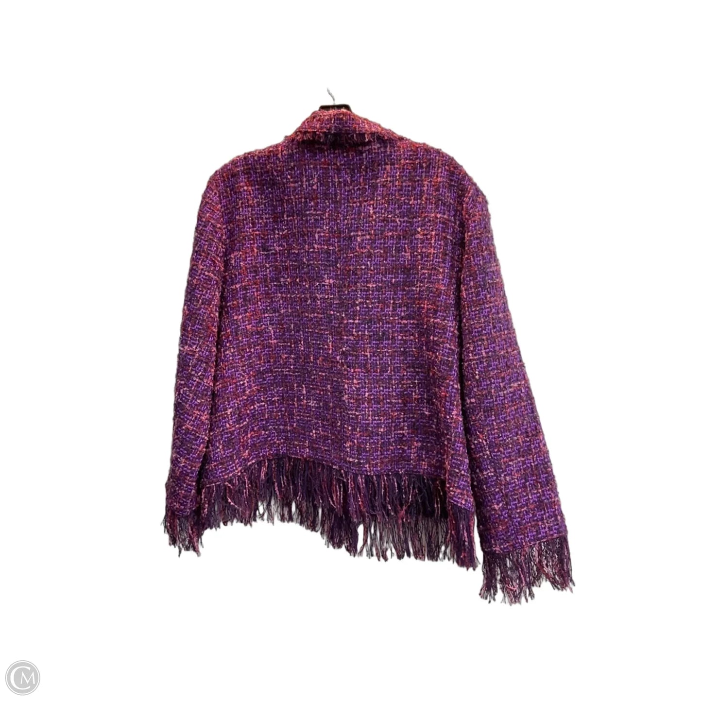 Blazer By Chicos In Purple, Size: Xxl