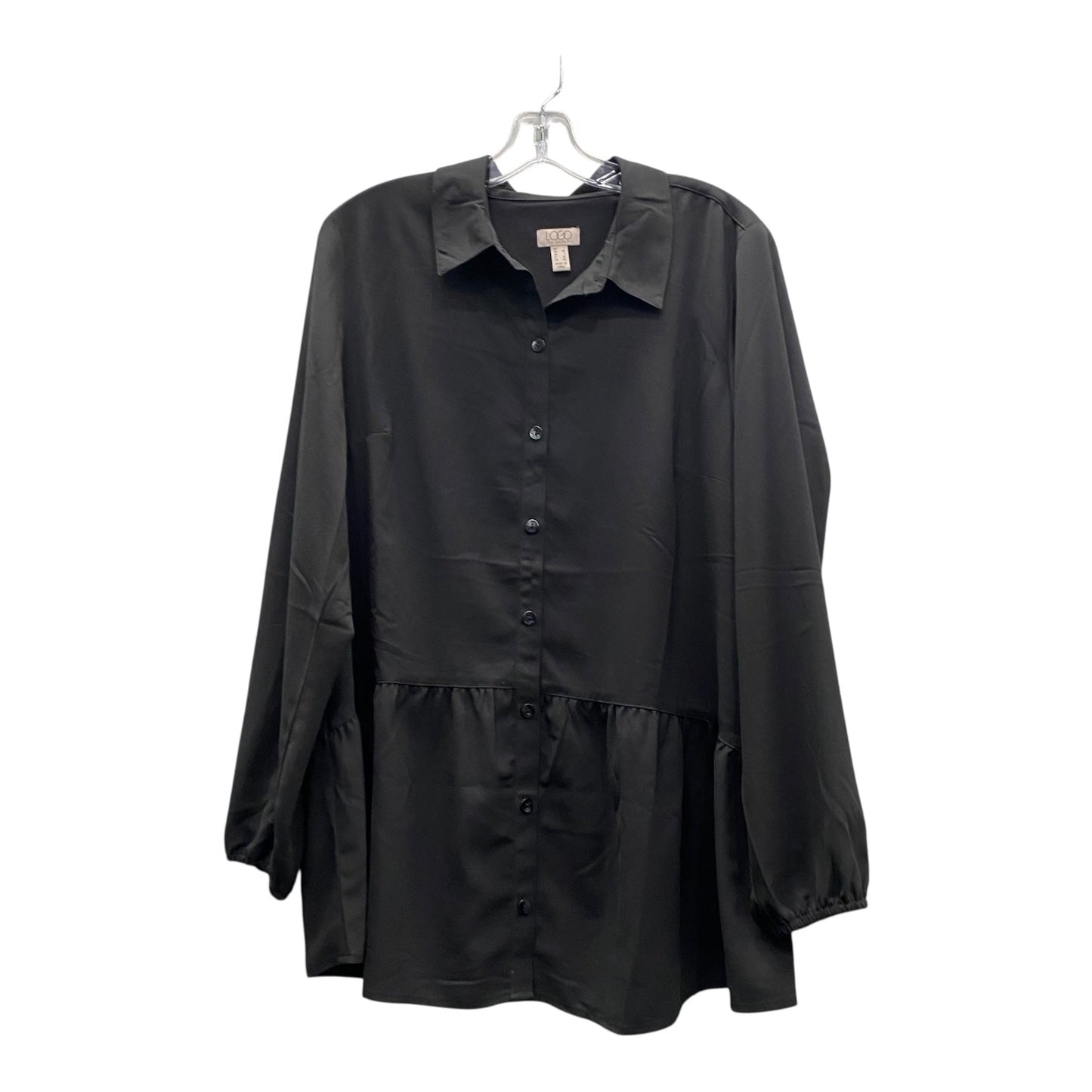 Top Ls By Logo In Black, Size:L