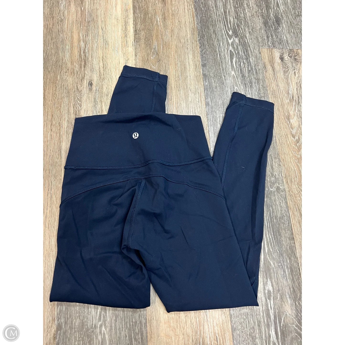 Athletic Leggings By Lululemon In Blue, Size: 4
